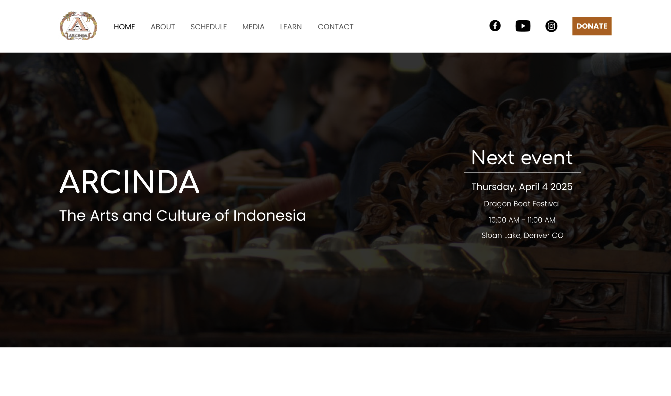 first iteration landing page