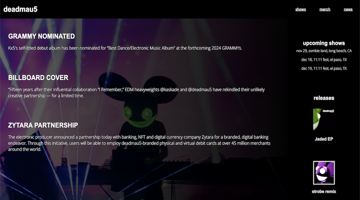 5th web project